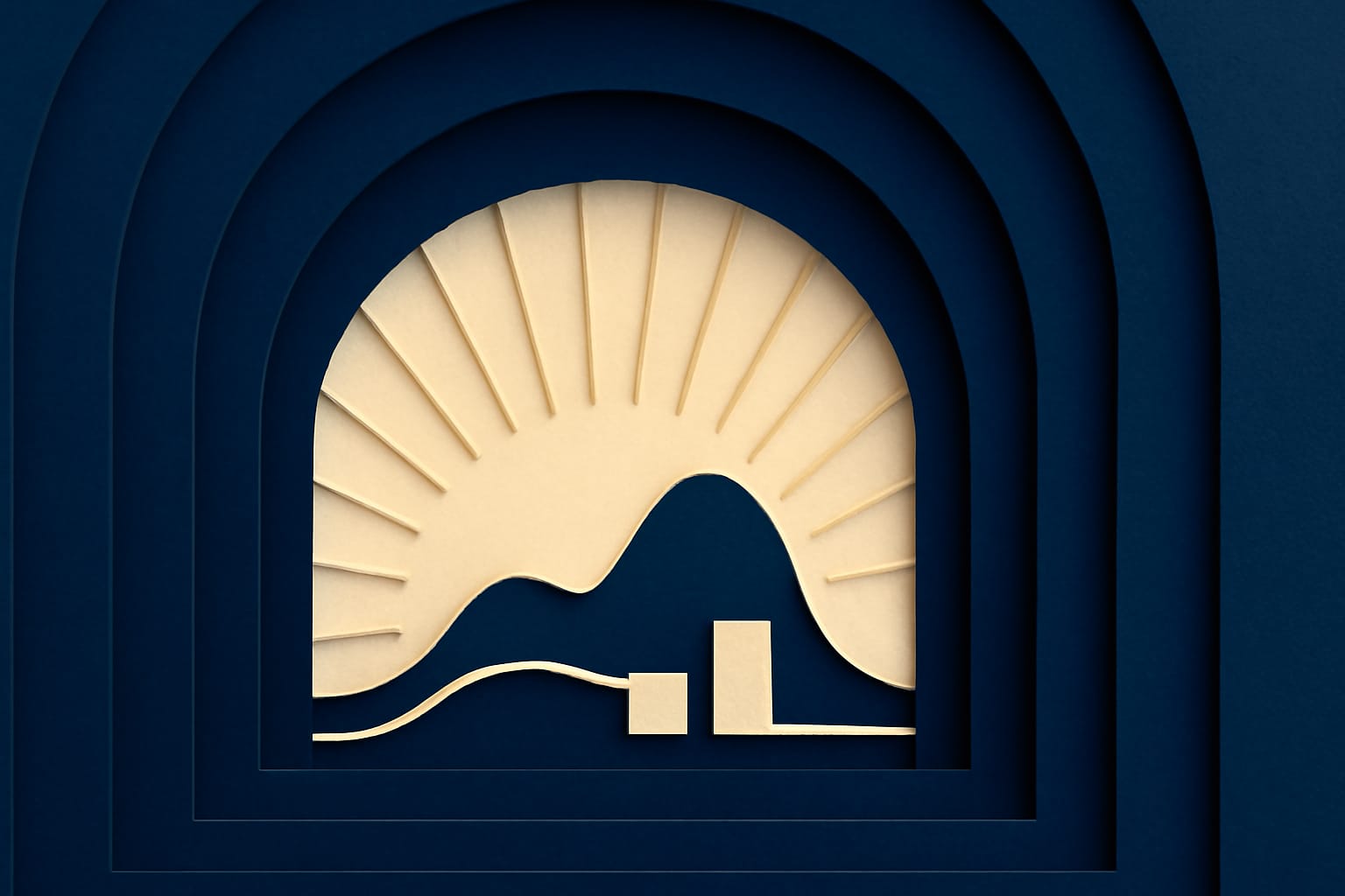 Editorial illustration in kirigami-cutout style depicting a daily traffic curve with overnight and weekend windows highlighted for safe import scheduling